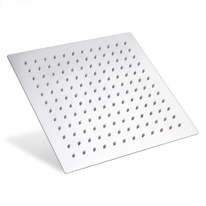 Stainless Steel Fixed Shower Head Rain Fall Wall-Mount Showerhead with Extension Arm Clearhalo 'Bathroom Remodel & Bathroom Fixtures' 'Home Improvement' 'home_improvement' 'home_improvement_shower_heads' 'Shower Heads' 'shower_heads' 'Showers & Bathtubs Plumbing' 'Showers & Bathtubs' 6423699