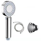 Modern Handheld Shower Head Plastic Wall-mounted Shower Head Shower Heads & Hose & Wall pedestal 1.5 meter Hose Clearhalo 'Bathroom Remodel & Bathroom Fixtures' 'Home Improvement' 'home_improvement' 'home_improvement_shower_heads' 'Shower Heads' 'shower_heads' 'Showers & Bathtubs Plumbing' 'Showers & Bathtubs' 6423729