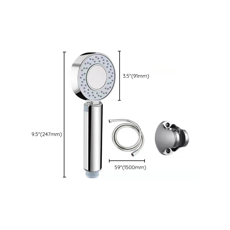 Modern Handheld Shower Head Plastic Wall-mounted Shower Head Clearhalo 'Bathroom Remodel & Bathroom Fixtures' 'Home Improvement' 'home_improvement' 'home_improvement_shower_heads' 'Shower Heads' 'shower_heads' 'Showers & Bathtubs Plumbing' 'Showers & Bathtubs' 6423744
