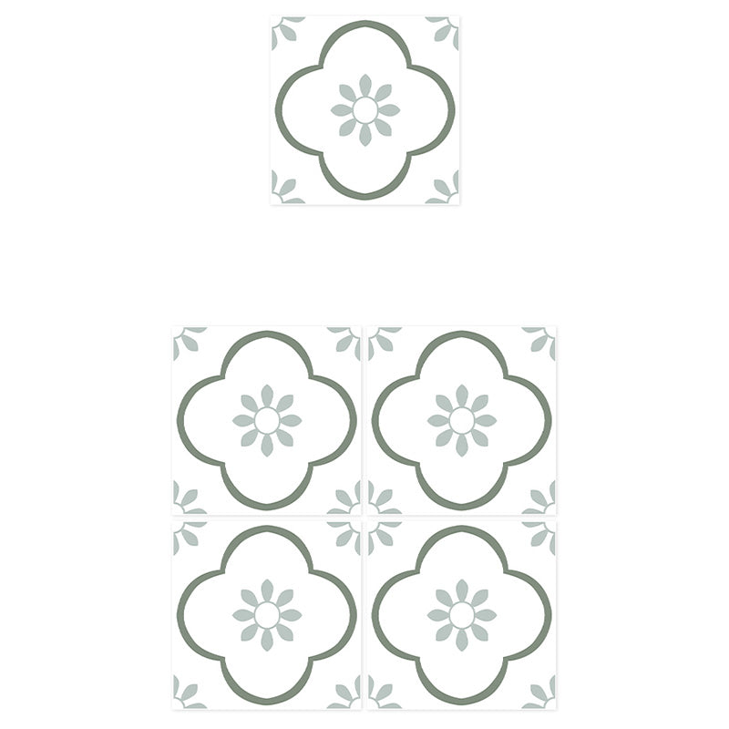 Square Ceramic Matte Straight Edge Singular Tile Moroccan Bathroom Floor Clearhalo 'Floor Tiles & Wall Tiles' 'floor_tiles_wall_tiles' 'Flooring 'Home Improvement' 'home_improvement' 'home_improvement_floor_tiles_wall_tiles' Walls and Ceiling' 6423875