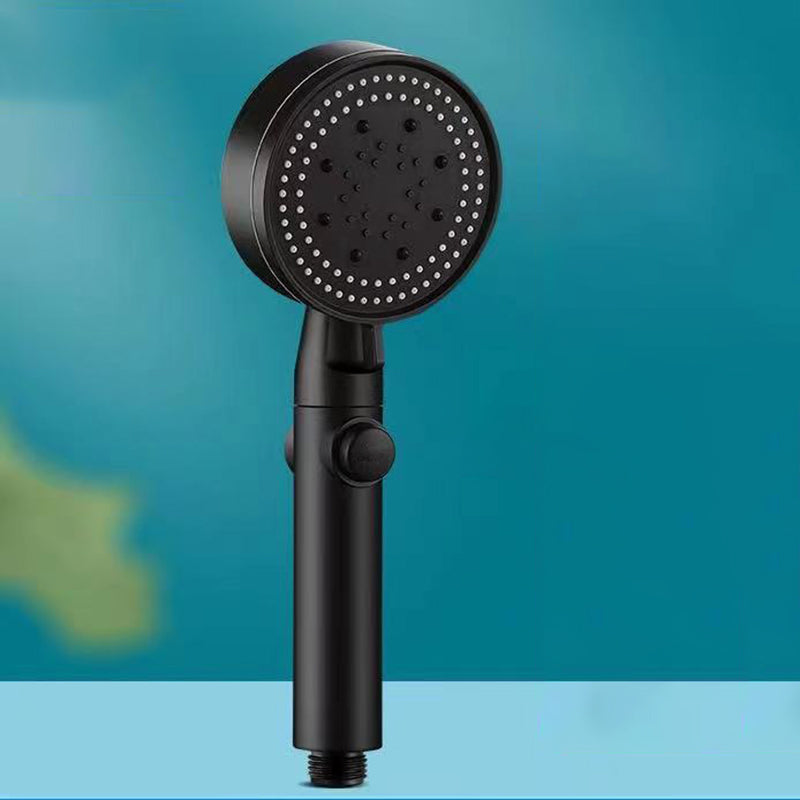 Modern Plastic Shower Head Adjustable Spray Pattern Handheld Shower Head Black Clearhalo 'Bathroom Remodel & Bathroom Fixtures' 'Home Improvement' 'home_improvement' 'home_improvement_shower_heads' 'Shower Heads' 'shower_heads' 'Showers & Bathtubs Plumbing' 'Showers & Bathtubs' 6424003