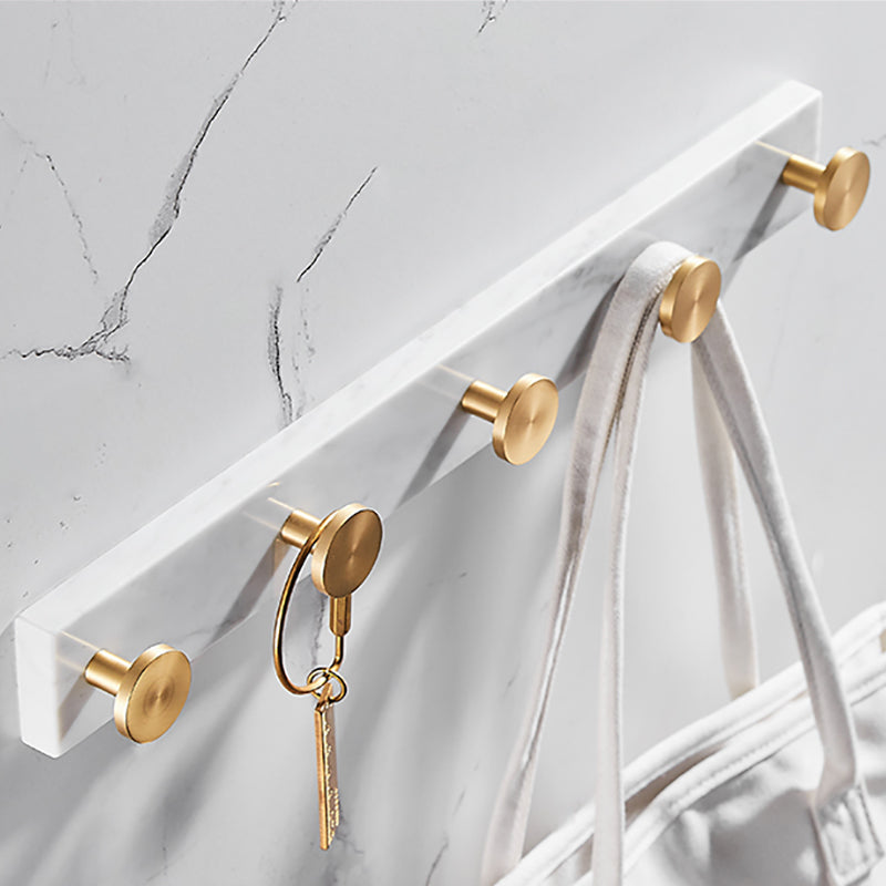 Metal and Marble Bathroom Accessory as Individual or as a Set in Gold Clearhalo 'Bathroom Hardware Sets' 'Bathroom Hardware' 'Bathroom Remodel & Bathroom Fixtures' 'bathroom_hardware_sets' 'Home Improvement' 'home_improvement' 'home_improvement_bathroom_hardware_sets' 6426337