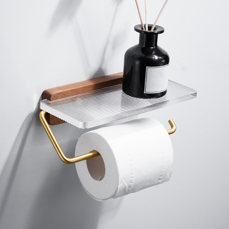 Metal Minimalist Bathroom Accessory as Individual or as a Set in Gold Clearhalo 'Bathroom Hardware Sets' 'Bathroom Hardware' 'Bathroom Remodel & Bathroom Fixtures' 'bathroom_hardware_sets' 'Home Improvement' 'home_improvement' 'home_improvement_bathroom_hardware_sets' 6426369