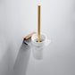 Metal Minimalist Bathroom Accessory as Individual or as a Set in Gold Toilet Brush Clearhalo 'Bathroom Hardware Sets' 'Bathroom Hardware' 'Bathroom Remodel & Bathroom Fixtures' 'bathroom_hardware_sets' 'Home Improvement' 'home_improvement' 'home_improvement_bathroom_hardware_sets' 6426372