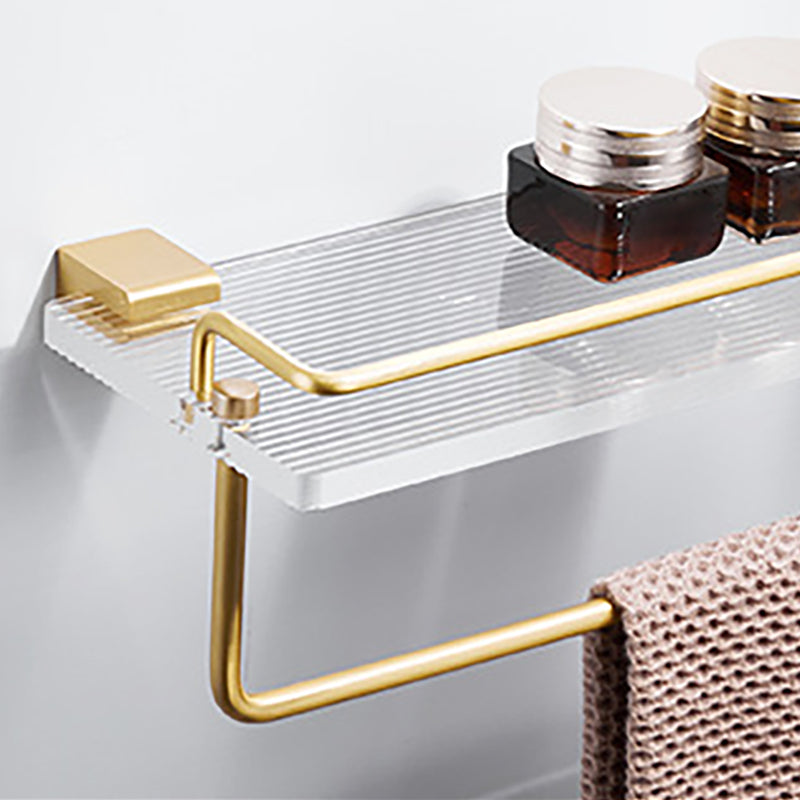 Metal Minimalist Bathroom Accessory as Individual or as a Set in Gold Clearhalo 'Bathroom Hardware Sets' 'Bathroom Hardware' 'Bathroom Remodel & Bathroom Fixtures' 'bathroom_hardware_sets' 'Home Improvement' 'home_improvement' 'home_improvement_bathroom_hardware_sets' 6426383