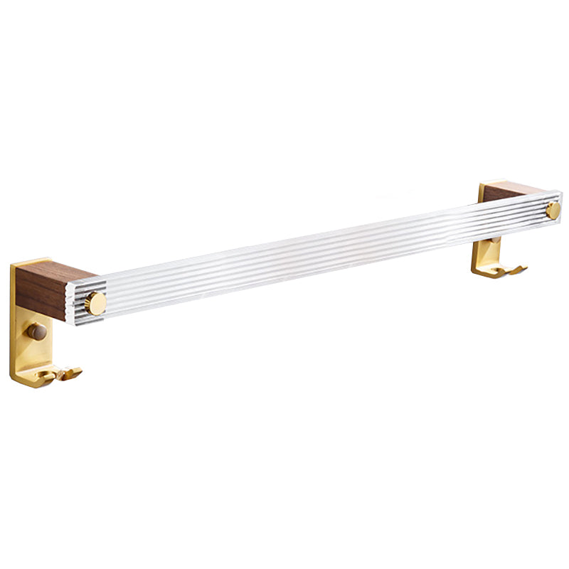 Metal Minimalist Bathroom Accessory as Individual or as a Set in Gold Clearhalo 'Bathroom Hardware Sets' 'Bathroom Hardware' 'Bathroom Remodel & Bathroom Fixtures' 'bathroom_hardware_sets' 'Home Improvement' 'home_improvement' 'home_improvement_bathroom_hardware_sets' 6426387
