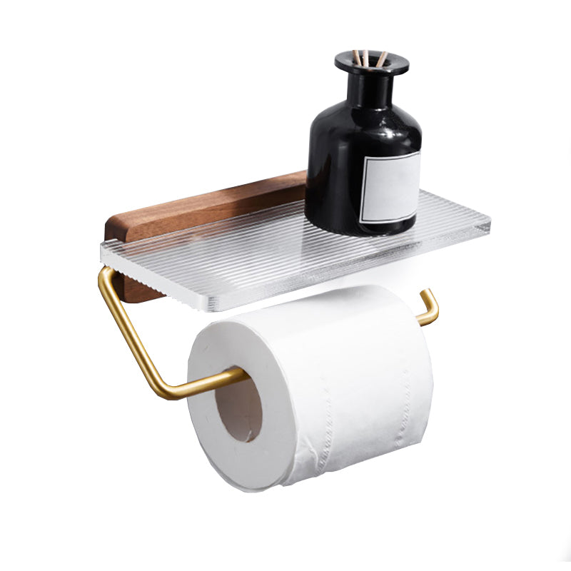Metal Minimalist Bathroom Accessory as Individual or as a Set in Gold Clearhalo 'Bathroom Hardware Sets' 'Bathroom Hardware' 'Bathroom Remodel & Bathroom Fixtures' 'bathroom_hardware_sets' 'Home Improvement' 'home_improvement' 'home_improvement_bathroom_hardware_sets' 6426390