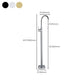 Modern Freestanding Tub Faucet Floor Mounted Lever Freestanding Tub Filler Trim Clearhalo 'Bathroom Remodel & Bathroom Fixtures' 'Bathtub Faucets' 'bathtub_faucets' 'Home Improvement' 'home_improvement' 'home_improvement_bathtub_faucets' 6426602