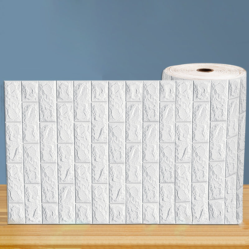 Foam Waterproof Wall Paneling Living Room 3D Faux Brick Peel and Stick Wall Ceiling 164' (50m) Clearhalo 'Flooring 'Home Improvement' 'home_improvement' 'home_improvement_wall_paneling' 'Wall Paneling' 'wall_paneling' 'Walls & Ceilings' Walls and Ceiling' 6427402