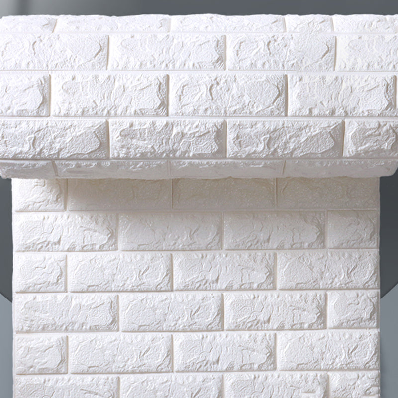 Foam Waterproof Wall Paneling Living Room 3D Faux Brick Peel and Stick Wall Ceiling Clearhalo 'Flooring 'Home Improvement' 'home_improvement' 'home_improvement_wall_paneling' 'Wall Paneling' 'wall_paneling' 'Walls & Ceilings' Walls and Ceiling' 6427404