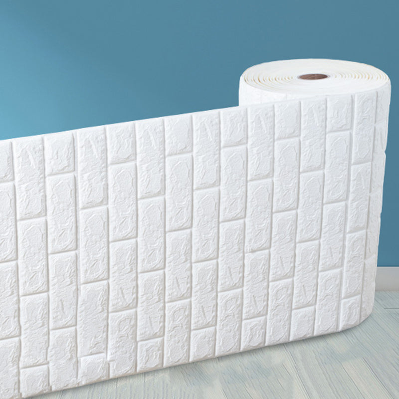 Modern Wall Ceiling 3D Embossed Peel and Stick Waterproof Wall Paneling in White White Clearhalo 'Flooring 'Home Improvement' 'home_improvement' 'home_improvement_wall_paneling' 'Wall Paneling' 'wall_paneling' 'Walls & Ceilings' Walls and Ceiling' 6428166