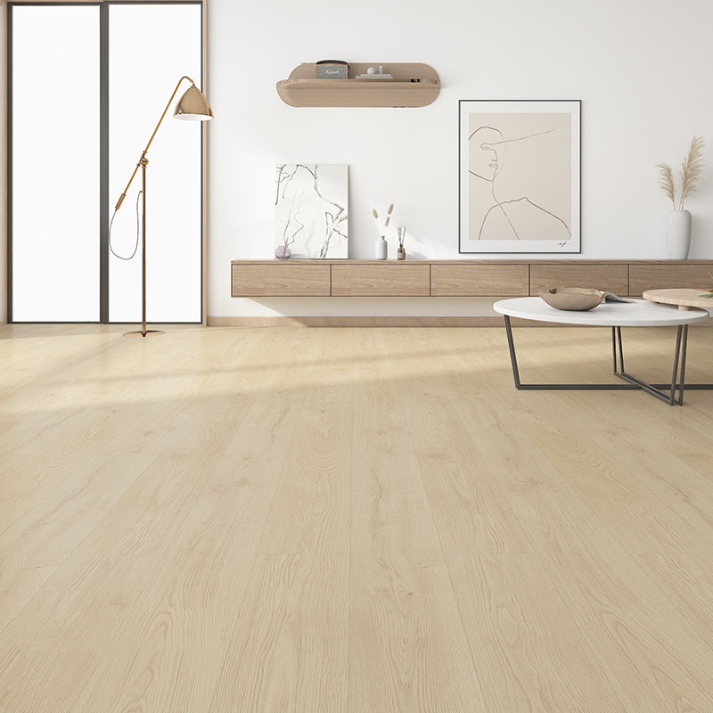 Contemporary Laminate Flooring Light Color Wooden Laminate Flooring Lemon Yellow Clearhalo 'Flooring 'Home Improvement' 'home_improvement' 'home_improvement_laminate_flooring' 'Laminate Flooring' 'laminate_flooring' Walls and Ceiling' 6429025