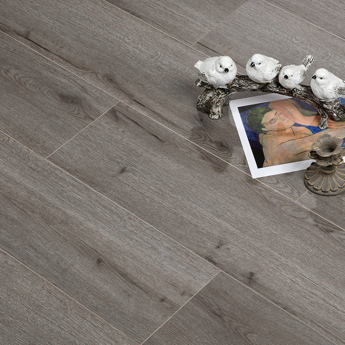 Solid Wood Click Lock Laminate Plank Flooring Waterproof Laminate Black/Gray Clearhalo 'Flooring 'Home Improvement' 'home_improvement' 'home_improvement_laminate_flooring' 'Laminate Flooring' 'laminate_flooring' Walls and Ceiling' 6429039