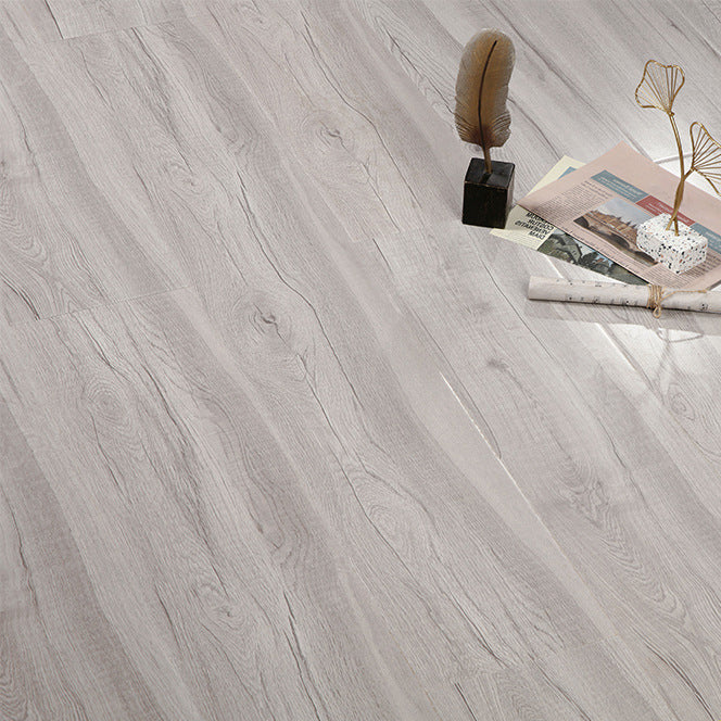 Solid Wood Click Lock Laminate Plank Flooring Waterproof Laminate White Gray Clearhalo 'Flooring 'Home Improvement' 'home_improvement' 'home_improvement_laminate_flooring' 'Laminate Flooring' 'laminate_flooring' Walls and Ceiling' 6429052