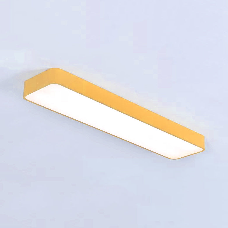 Acrylic Linear Ceiling Mount Light Baby Bedroom Kids Candy Colored LED Ceiling Lamp Clearhalo 'Ceiling Lights' 'Close To Ceiling Lights' 'Close to ceiling' 'Flush mount' 'Industrial Flush Mount' Lighting' 64375