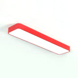 Acrylic Linear Ceiling Mount Light Baby Bedroom Kids Candy Colored LED Ceiling Lamp Clearhalo 'Ceiling Lights' 'Close To Ceiling Lights' 'Close to ceiling' 'Flush mount' 'Industrial Flush Mount' Lighting' 64378