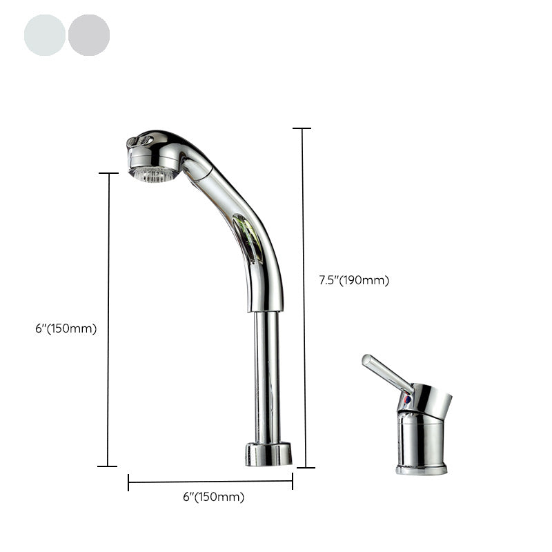 Contemporary Vessel Sink Faucet Lever Handles 2 Hole Faucets Low Arc Solid Brass Faucet Clearhalo 'Bathroom Remodel & Bathroom Fixtures' 'Bathroom Sink Faucets' 'Bathroom Sinks & Faucet Components' 'bathroom_sink_faucets' 'Home Improvement' 'home_improvement' 'home_improvement_bathroom_sink_faucets' 6438521