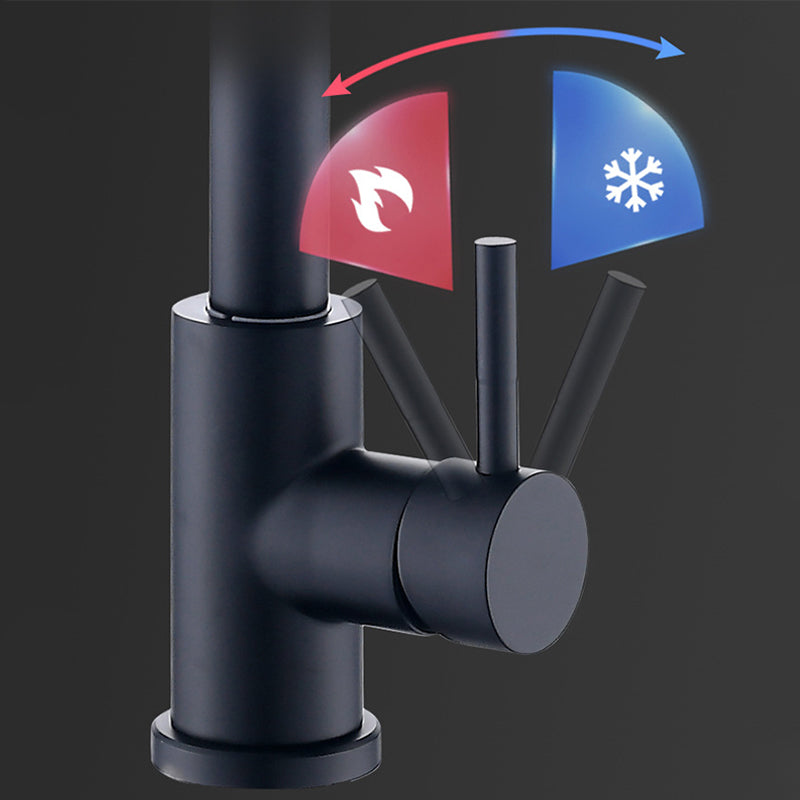 Modern Faucets 1-Handle Pull down with Water Dispenser Standard Kitchen Faucets Clearhalo 'Home Improvement' 'home_improvement' 'home_improvement_kitchen_faucets' 'Kitchen Faucets' 'Kitchen Remodel & Kitchen Fixtures' 'Kitchen Sinks & Faucet Components' 'kitchen_faucets' 6438607