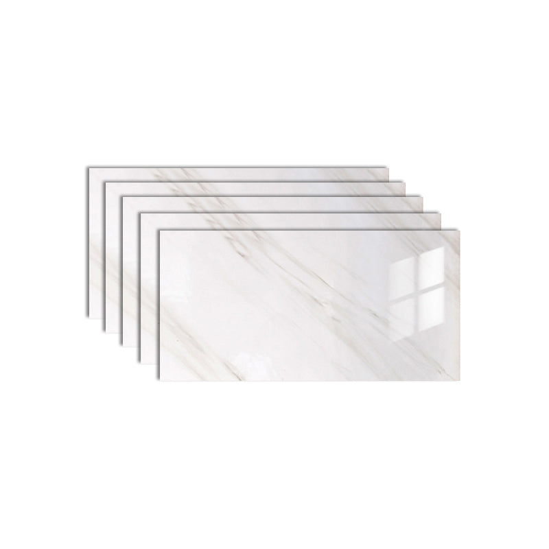 PVC Peel and Stick Backsplash Tile Modern Peel and Stick Backsplash Tile Gloss White Clearhalo 'Flooring 'Home Improvement' 'home_improvement' 'home_improvement_peel_stick_blacksplash' 'Peel & Stick Backsplash Tile' 'peel_stick_blacksplash' 'Walls & Ceilings' Walls and Ceiling' 6438697