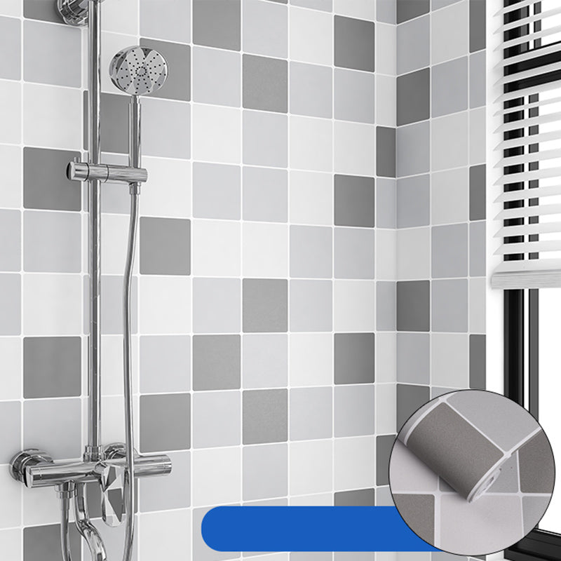 PVC Peel and Stick Tiles Modern Peel and Stick Backsplash Tile Gray-White Clearhalo 'Flooring 'Home Improvement' 'home_improvement' 'home_improvement_peel_stick_blacksplash' 'Peel & Stick Backsplash Tile' 'peel_stick_blacksplash' 'Walls & Ceilings' Walls and Ceiling' 6438711