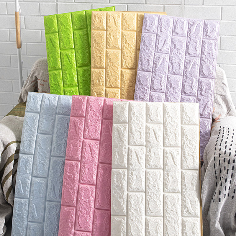 Contemporary Wall Paneling 3D Embossed Mosaic Design Waterproof Wall Ceiling Clearhalo 'Flooring 'Home Improvement' 'home_improvement' 'home_improvement_wall_paneling' 'Wall Paneling' 'wall_paneling' 'Walls & Ceilings' Walls and Ceiling' 6438768