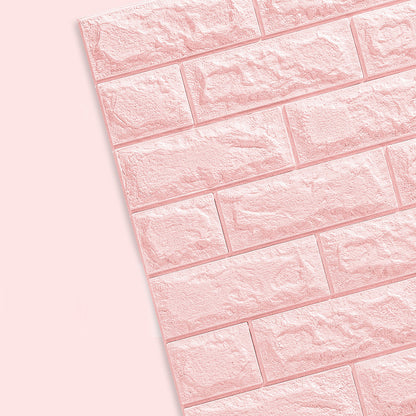 Contemporary Wall Paneling 3D Embossed Mosaic Design Waterproof Wall Ceiling Light Pink Clearhalo 'Flooring 'Home Improvement' 'home_improvement' 'home_improvement_wall_paneling' 'Wall Paneling' 'wall_paneling' 'Walls & Ceilings' Walls and Ceiling' 6438789