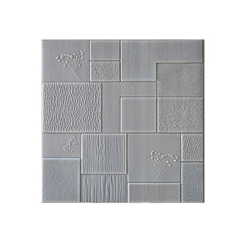 Waterproof Wall Ceiling 3D Faux Stone Foam Peel and Stick Living Room Panel (10-Pack) Clearhalo 'Flooring 'Home Improvement' 'home_improvement' 'home_improvement_wall_paneling' 'Wall Paneling' 'wall_paneling' 'Walls & Ceilings' Walls and Ceiling' 6438803