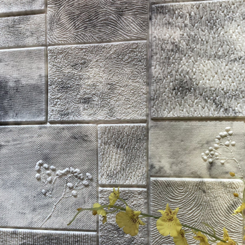 Waterproof Wall Ceiling 3D Faux Stone Foam Peel and Stick Living Room Panel (10-Pack) Clearhalo 'Flooring 'Home Improvement' 'home_improvement' 'home_improvement_wall_paneling' 'Wall Paneling' 'wall_paneling' 'Walls & Ceilings' Walls and Ceiling' 6438815