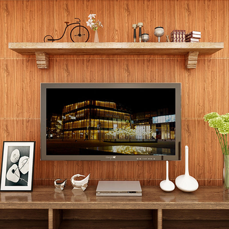 Faux Wood Wall Ceiling Living Room Shiplap Waterproof Peel and Press Wall Panel Clearhalo 'Flooring 'Home Improvement' 'home_improvement' 'home_improvement_wall_paneling' 'Wall Paneling' 'wall_paneling' 'Walls & Ceilings' Walls and Ceiling' 6438854