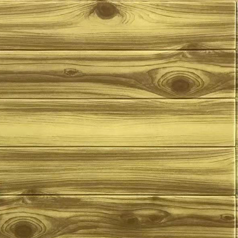Faux Wood Wall Ceiling Living Room Shiplap Waterproof Peel and Press Wall Panel Yellow Clearhalo 'Flooring 'Home Improvement' 'home_improvement' 'home_improvement_wall_paneling' 'Wall Paneling' 'wall_paneling' 'Walls & Ceilings' Walls and Ceiling' 6438857