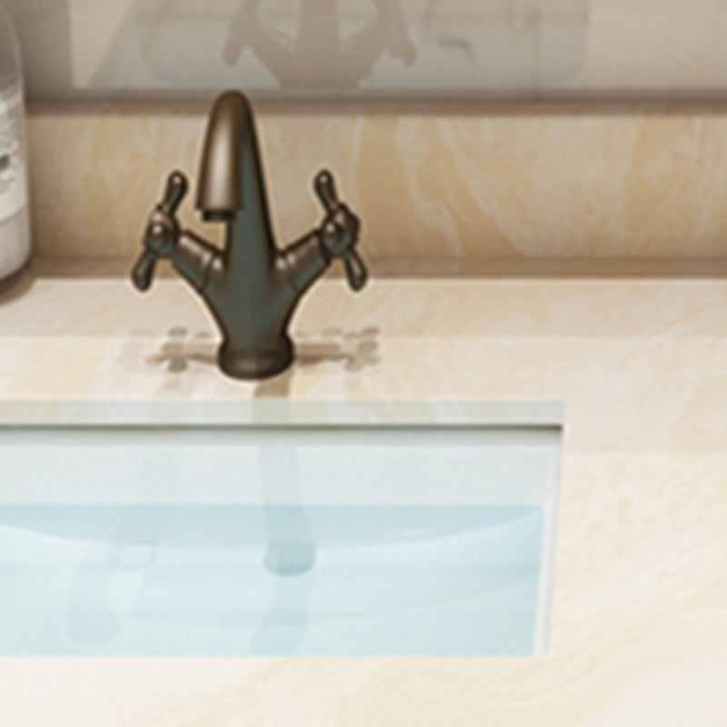 Traditional Sink Vanity Bathroom Vanity Cabinet with Mirror Cabinet Clearhalo 'Bathroom Remodel & Bathroom Fixtures' 'Bathroom Vanities' 'bathroom_vanities' 'Home Improvement' 'home_improvement' 'home_improvement_bathroom_vanities' 6438930