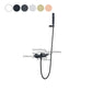 Modern Wall Mounted Copper Tub Filler Low Arc Waterfall Tub Faucet Trim Clearhalo 'Bathroom Remodel & Bathroom Fixtures' 'Bathtub Faucets' 'bathtub_faucets' 'Home Improvement' 'home_improvement' 'home_improvement_bathtub_faucets' 6439020