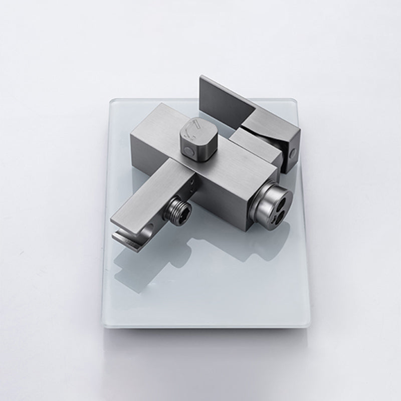 Modern Style Freestanding Faucet Floor Mounted Bathroom Faucet Clearhalo 'Bathroom Remodel & Bathroom Fixtures' 'Bathtub Faucets' 'bathtub_faucets' 'Home Improvement' 'home_improvement' 'home_improvement_bathtub_faucets' 6439064