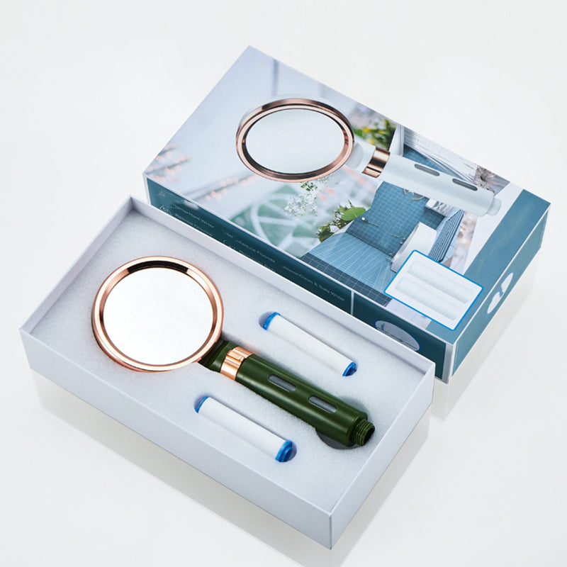 Contemporary Shower Head Wall-mounted Plastic Handheld Shower Head Clearhalo 'Bathroom Remodel & Bathroom Fixtures' 'Home Improvement' 'home_improvement' 'home_improvement_shower_heads' 'Shower Heads' 'shower_heads' 'Showers & Bathtubs Plumbing' 'Showers & Bathtubs' 6439097