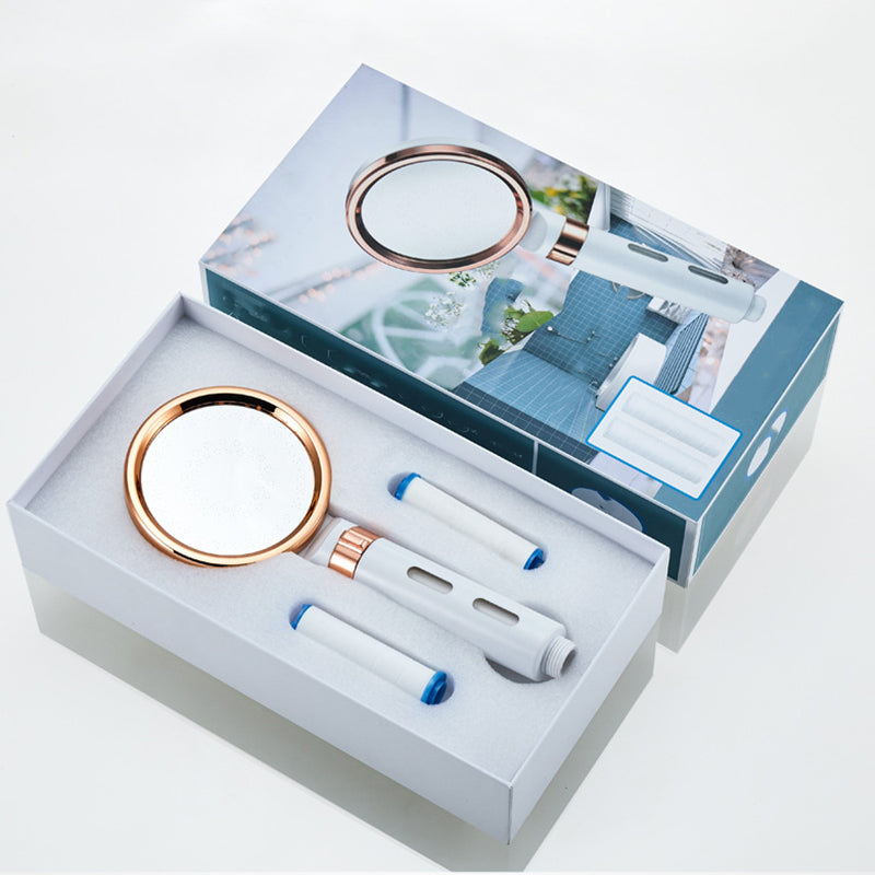 Contemporary Shower Head Wall-mounted Plastic Handheld Shower Head Clearhalo 'Bathroom Remodel & Bathroom Fixtures' 'Home Improvement' 'home_improvement' 'home_improvement_shower_heads' 'Shower Heads' 'shower_heads' 'Showers & Bathtubs Plumbing' 'Showers & Bathtubs' 6439098