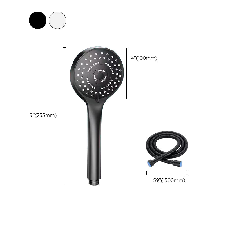 Plastic Handheld Shower Head Bathroom Shower Head with Adjustable Water Flow Clearhalo 'Bathroom Remodel & Bathroom Fixtures' 'Home Improvement' 'home_improvement' 'home_improvement_shower_heads' 'Shower Heads' 'shower_heads' 'Showers & Bathtubs Plumbing' 'Showers & Bathtubs' 6439193