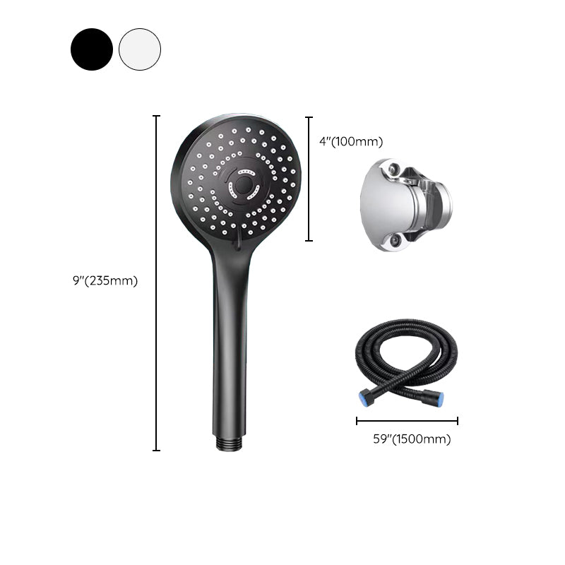 Plastic Handheld Shower Head Bathroom Shower Head with Adjustable Water Flow Clearhalo 'Bathroom Remodel & Bathroom Fixtures' 'Home Improvement' 'home_improvement' 'home_improvement_shower_heads' 'Shower Heads' 'shower_heads' 'Showers & Bathtubs Plumbing' 'Showers & Bathtubs' 6439194