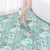 Bathroom Square PVC Flooring 24" x 118" x 4mm Peel & Stick Vinyl Flooring White-Green Clearhalo 'Flooring 'Home Improvement' 'home_improvement' 'home_improvement_vinyl_flooring' 'Vinyl Flooring' 'vinyl_flooring' Walls and Ceiling' 6446939