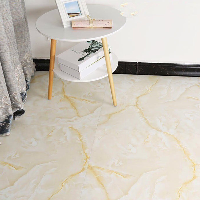 24" x 24" x 1.2mm Vinyl Flooring Square Peel and Stick PVC Flooring Beige 2-Piece Set Clearhalo 'Flooring 'Home Improvement' 'home_improvement' 'home_improvement_vinyl_flooring' 'Vinyl Flooring' 'vinyl_flooring' Walls and Ceiling' 6446985