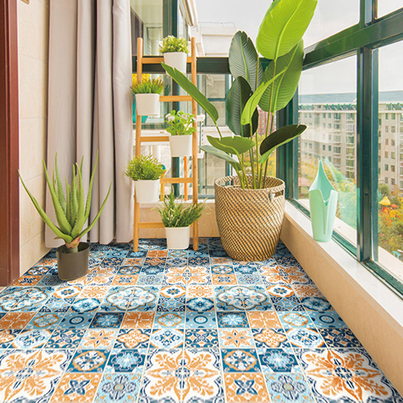 24" x 118" x 6mm Vinyl Flooring Living Spaces Peel and Stick PVC Flooring Blue Clearhalo 'Flooring 'Home Improvement' 'home_improvement' 'home_improvement_vinyl_flooring' 'Vinyl Flooring' 'vinyl_flooring' Walls and Ceiling' 6447022