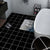 24" x 118" x 6mm Vinyl Flooring Living Spaces Peel and Stick PVC Flooring Black Clearhalo 'Flooring 'Home Improvement' 'home_improvement' 'home_improvement_vinyl_flooring' 'Vinyl Flooring' 'vinyl_flooring' Walls and Ceiling' 6447045