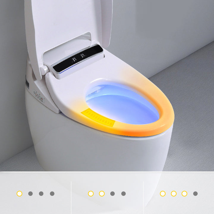 Floor Mounted Modern Toilet Bowl One Piece Toilet ABS Flush Toilet Clearhalo 'Bathroom Remodel & Bathroom Fixtures' 'Home Improvement' 'home_improvement' 'home_improvement_toilets' 'Toilets & Bidets' 'Toilets' 6455868