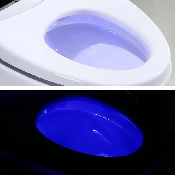 Floor Mounted Modern Toilet Bowl One Piece Toilet ABS Flush Toilet Clearhalo 'Bathroom Remodel & Bathroom Fixtures' 'Home Improvement' 'home_improvement' 'home_improvement_toilets' 'Toilets & Bidets' 'Toilets' 6455874