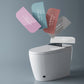 Contemporary One Piece Toilet Concealed Tank Toilet Bowl for Washroom Clearhalo 'Bathroom Remodel & Bathroom Fixtures' 'Home Improvement' 'home_improvement' 'home_improvement_toilets' 'Toilets & Bidets' 'Toilets' 6455883