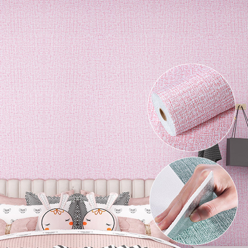 Foam Wall Panel Fireproof Living Room Pure Color Peel and Stick Wall Panel Pink Clearhalo 'Flooring 'Home Improvement' 'home_improvement' 'home_improvement_wall_paneling' 'Wall Paneling' 'wall_paneling' 'Walls & Ceilings' Walls and Ceiling' 6456077