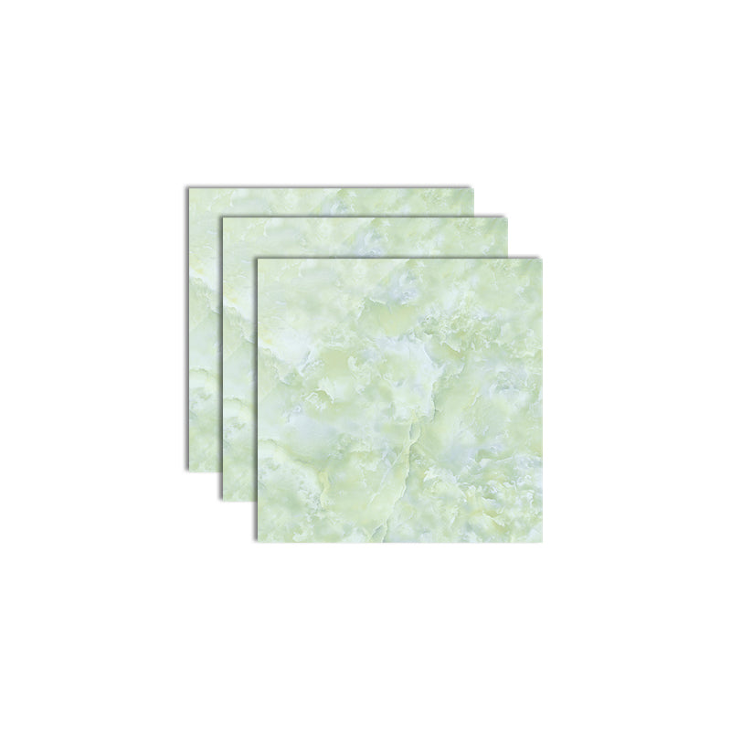 Square Floor Tile Texture Pattern Straight Edge Design Floor Tile Green Clearhalo 'Floor Tiles & Wall Tiles' 'floor_tiles_wall_tiles' 'Flooring 'Home Improvement' 'home_improvement' 'home_improvement_floor_tiles_wall_tiles' Walls and Ceiling' 6456325