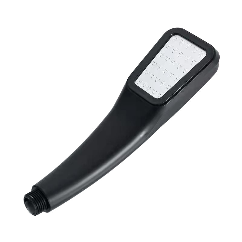 Plastic Wall-mounted Shower Head Modern Bathroom Handheld Shower Head Black Hand Shower Clearhalo 'Bathroom Remodel & Bathroom Fixtures' 'Home Improvement' 'home_improvement' 'home_improvement_shower_heads' 'Shower Heads' 'shower_heads' 'Showers & Bathtubs Plumbing' 'Showers & Bathtubs' 6456420