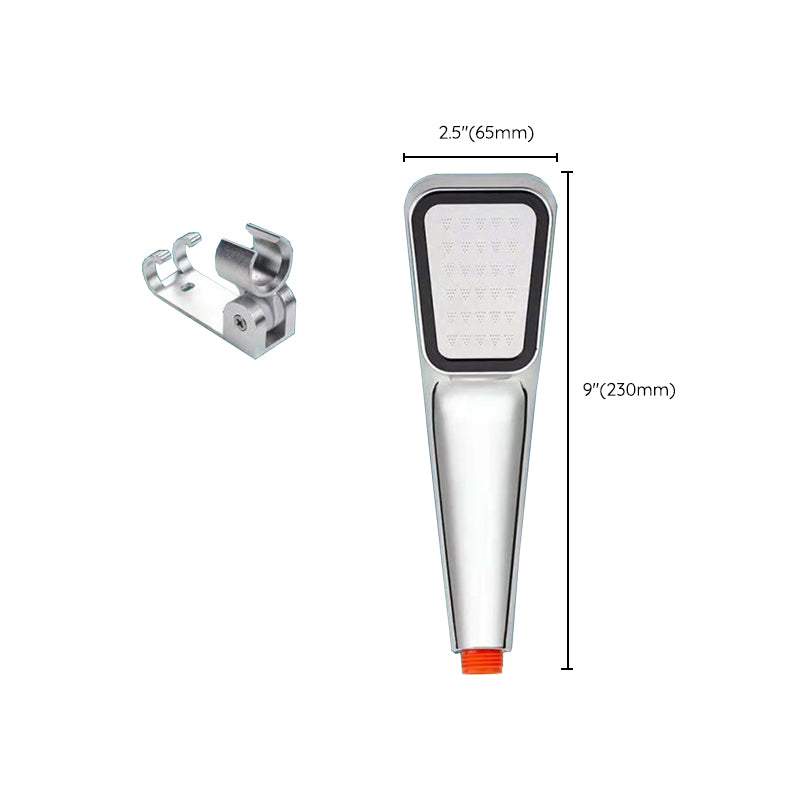 Plastic Wall-mounted Shower Head Modern Bathroom Handheld Shower Head Clearhalo 'Bathroom Remodel & Bathroom Fixtures' 'Home Improvement' 'home_improvement' 'home_improvement_shower_heads' 'Shower Heads' 'shower_heads' 'Showers & Bathtubs Plumbing' 'Showers & Bathtubs' 6456438