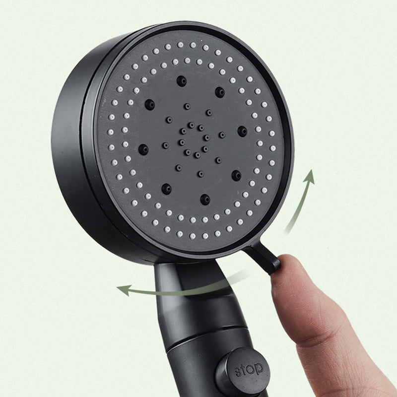 Plastic Handheld Shower Head Wall-mounted Shower Head with Adjustable Spray Pattern Clearhalo 'Bathroom Remodel & Bathroom Fixtures' 'Home Improvement' 'home_improvement' 'home_improvement_shower_heads' 'Shower Heads' 'shower_heads' 'Showers & Bathtubs Plumbing' 'Showers & Bathtubs' 6456450