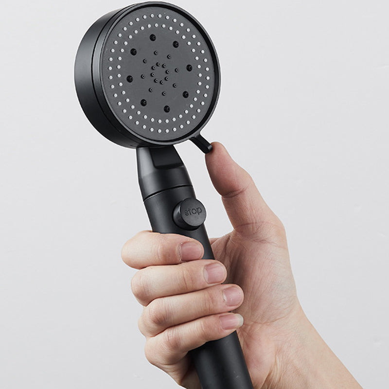 Plastic Handheld Shower Head Wall-mounted Shower Head with Adjustable Spray Pattern Clearhalo 'Bathroom Remodel & Bathroom Fixtures' 'Home Improvement' 'home_improvement' 'home_improvement_shower_heads' 'Shower Heads' 'shower_heads' 'Showers & Bathtubs Plumbing' 'Showers & Bathtubs' 6456453